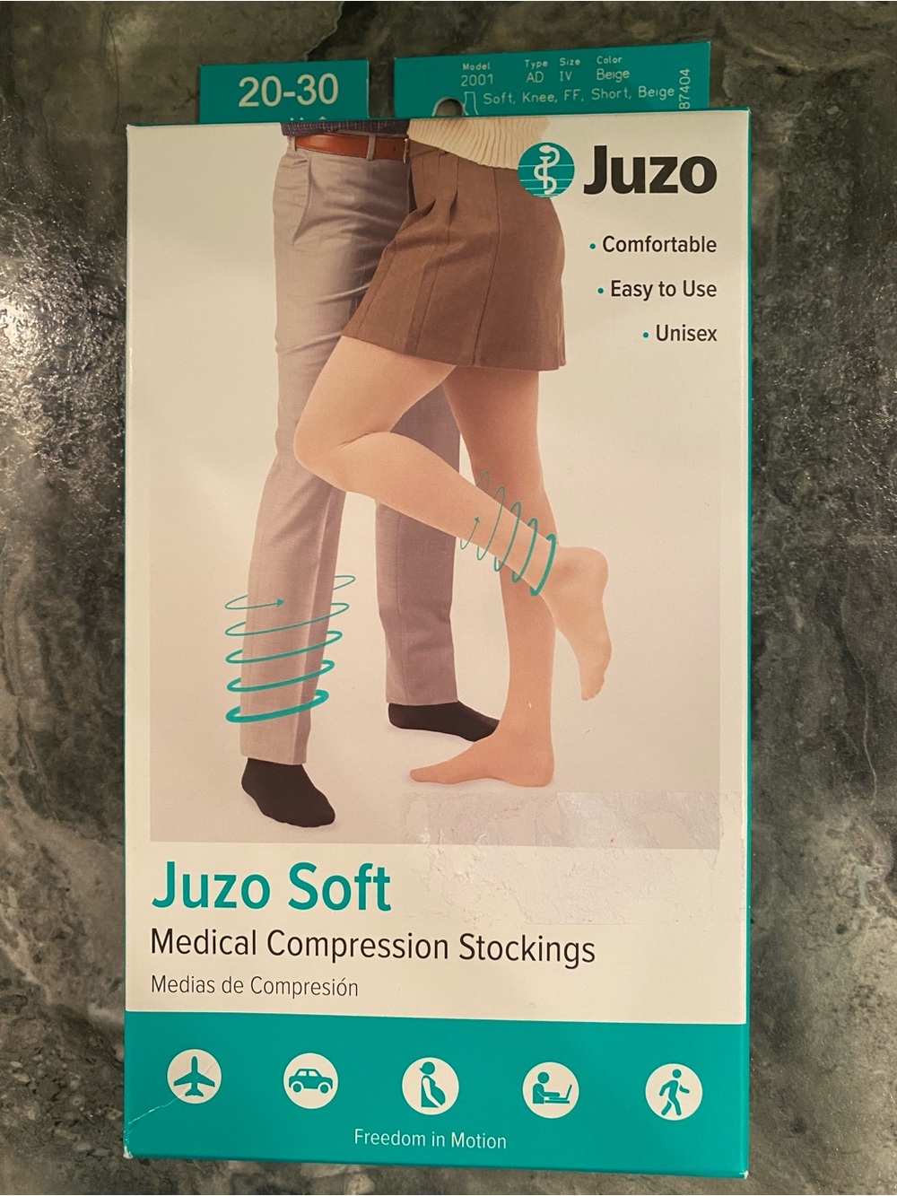 Juzo Soft Medical Compression Stockings - Beige